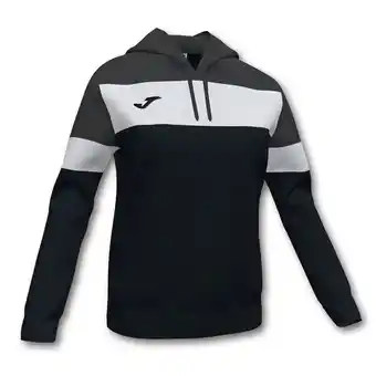 Joma Sudadera con capucha mujer crew iv negro antracita blanco oferta