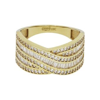 Kevin's Joyeros Anillo en oro amarillo de 18 kilates, con zircones oferta