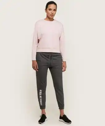 Pat Primo Pantalón jogger unicolor con estampado screen oferta