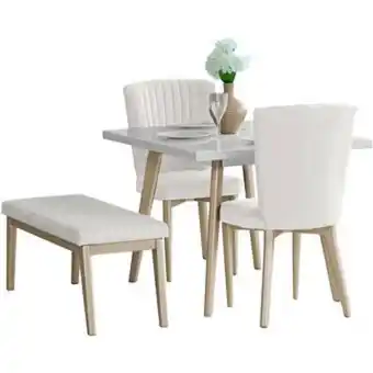 Linio Juego de comedor regina 4 puestos oferta