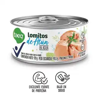 Carulla Lomitos de atun en agua taeq 170 gr oferta