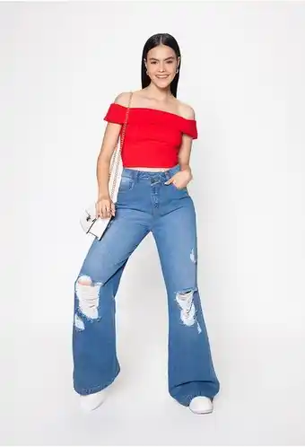 ELA Blusa escote bandeja oferta