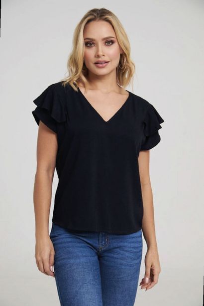 RAGGED Blusa sky oferta