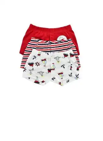 Éxito Ropa interior boxer calzoncillo para niño x3 rojo oferta