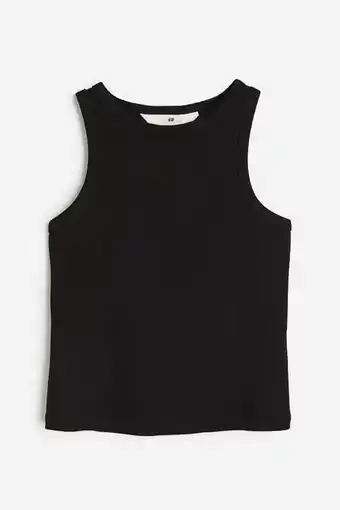 Camiseta esqueleto en punto acanalada de algodón