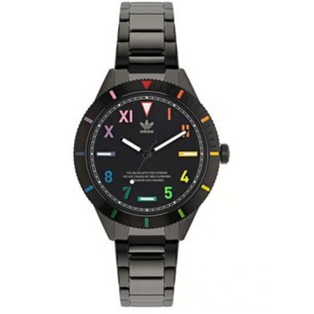 Linio Reloj para mujer adidas fashion edition three aofh22055 negro oferta