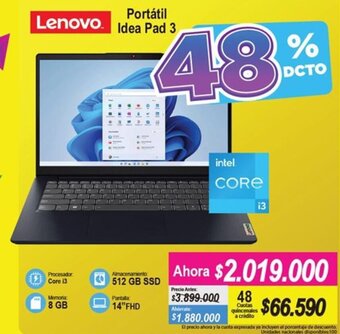 Alkomprar Lenovo Portátil IdeaPad 3 oferta