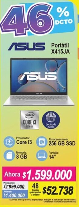 Alkomprar ASUS Portátil X415JA oferta