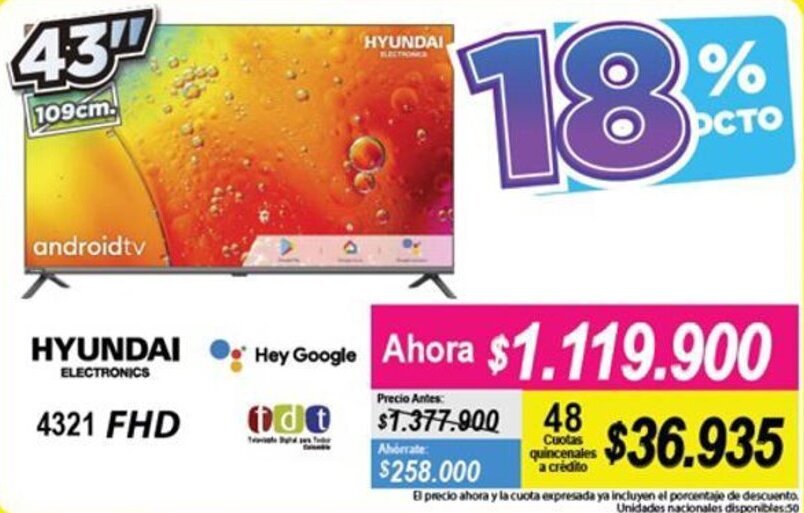 Alkomprar HYUNDAI ELECTRONICS 4321 FHD oferta