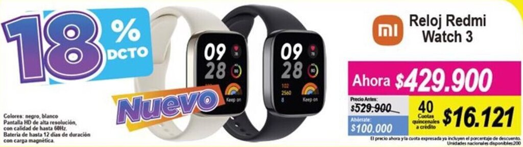 Alkomprar Reloj Redmi ni Watch 3 oferta