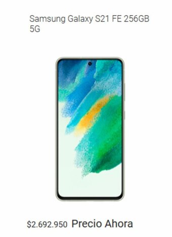 Claro Samsung Galaxy S21 FE 256GB 5G oferta