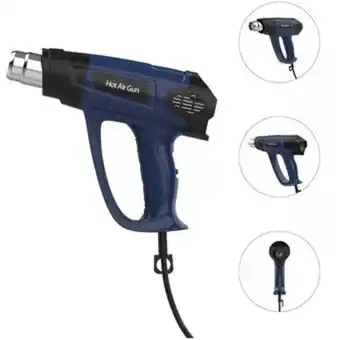 Linio Pistola de calor profesional medición de temperatura color negro oferta