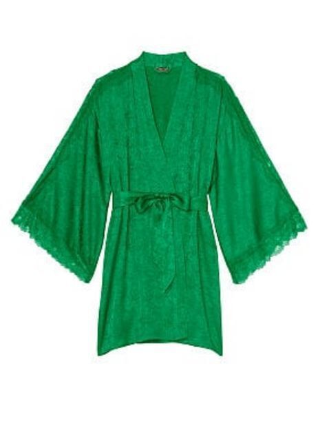 Victoria’s Secret Lace inset jacquard robe oferta