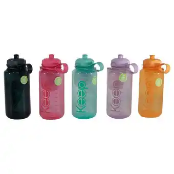 Botella pp tapa rosca keep 1l surtida