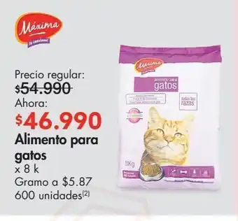 Metro Alimento para gatos x 8 k oferta