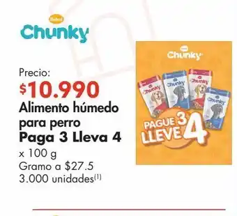 Metro Alimento húmedo para perro 100g oferta