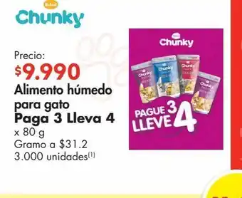 Metro Alimento húmedo para gato paga 3 lleva 4 x 80 g oferta