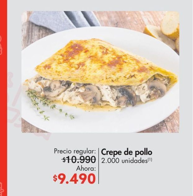 Metro Crepe de pollo oferta