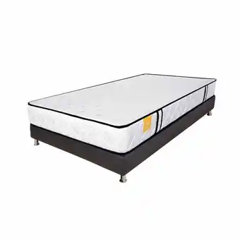 Alkosto Combo colchón romance relax experience basic sencillo + base cama oferta
