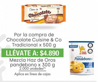 Jumbo Chocolate cuisine & co tradicional x 500g oferta