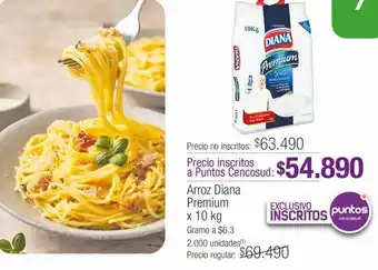 Jumbo Arroz diana premium x 10g oferta