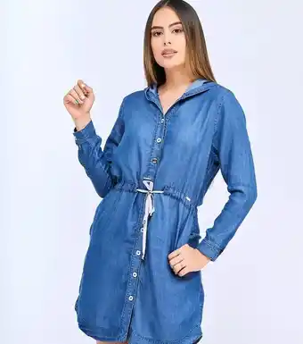 Derek Vestido corto en denim derek oferta
