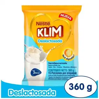 Superdroguería Olímpica Leche en polvo klim deslactosada 360g oferta