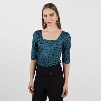 Fuera de Serie Camiseta cuello u manga 3cuartos oferta