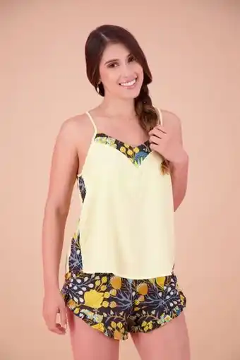 Surtitodo Pijama para mujer color amarillo ref: 011689 - ccu oferta