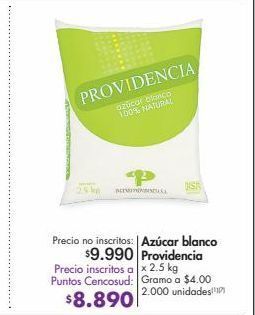 Metro Azúcar blanco providencia x 2.5 kg oferta