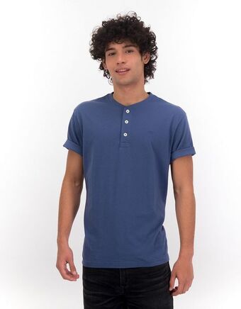 American Eagle Camiseta de manga corta ae henley icon oferta