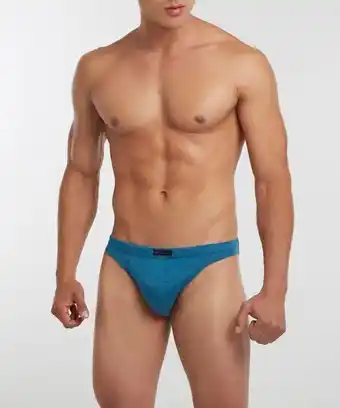Pantaloncillo tangas algodon estampado tarro azul