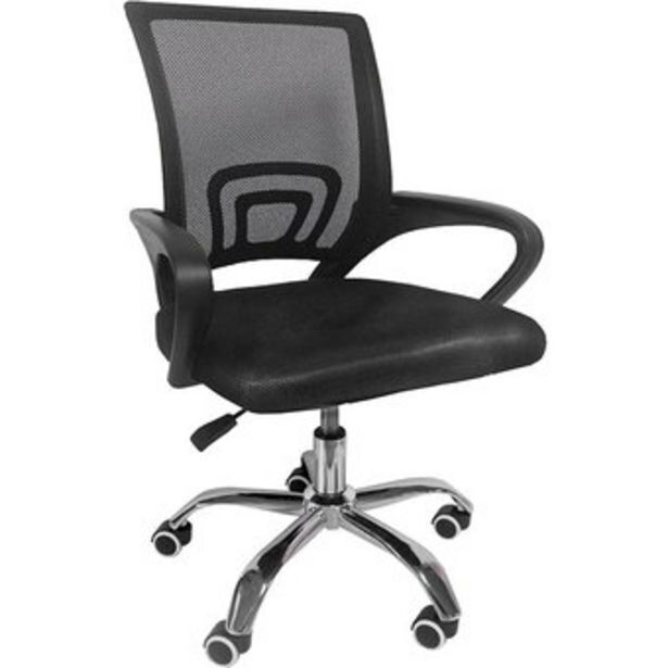 Linio Silla de oficina escritorio ergonomica moblihouse negra oferta