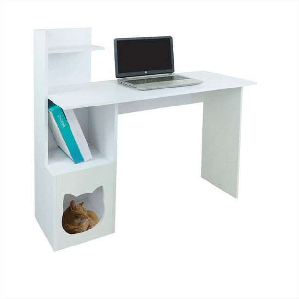Éxito Escritorio king pet (110x110x40) blanco oferta