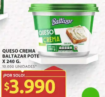 Ara QUESO CREMA BALTAZAR POTE X 240G oferta