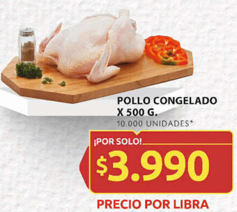 Ara POLLO CONGELADO X 500 G. oferta