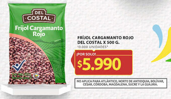 Ara FRÍJOL CARGAMANTO ROJO DEL COSTAL X 500 G. oferta