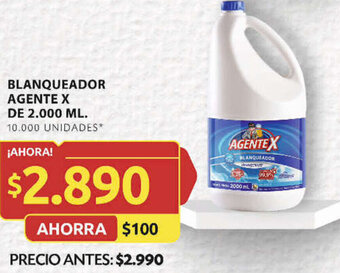 Ara BLANQUEADOR AGENTE X DE 2.000 ML. oferta