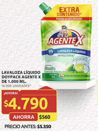 Ara LAVALOZA LÍQUIDO DOYPACK AGENTE X DE 1.000 ML. oferta