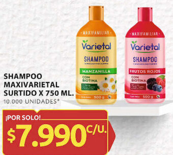 Ara SHAMPOO MAXIVARIETAL SURTIDO X 750 ML. oferta