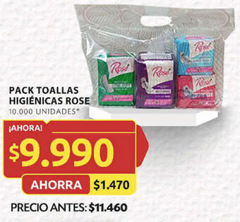 Ara PACK TOALLAS HIGIÉNICAS ROSE oferta