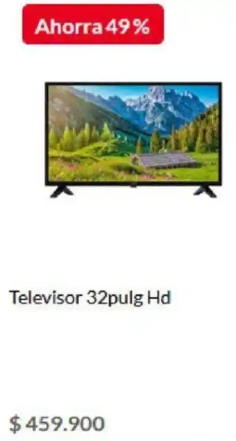 Homecenter Televisor 32pulg Hd oferta