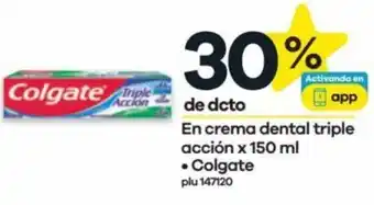 Éxito En crema dental triple acción x 150 ml oferta