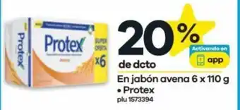 Éxito En jabón avena 6 x 110 g • Protex oferta