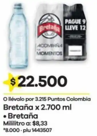 Éxito Bretaña x 2.700 ml • Bretaña oferta