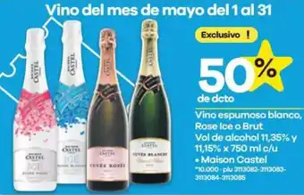Éxito Vino espumoso blanco, Rose Ice o Brut oferta