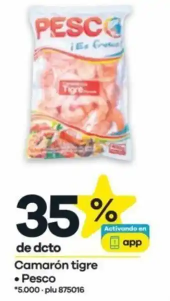 Éxito Camarón tigre Pesco oferta