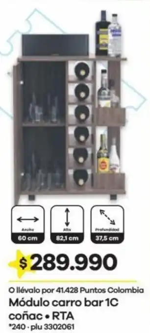 Éxito Módulo carro bar 1C cañac. RTA oferta