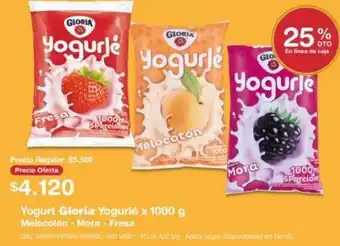 Makro Yogurt Gloria Yogurlé x 1000 g oferta