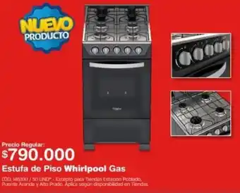 Makro Estufa de Piso Whirlpool Gas oferta